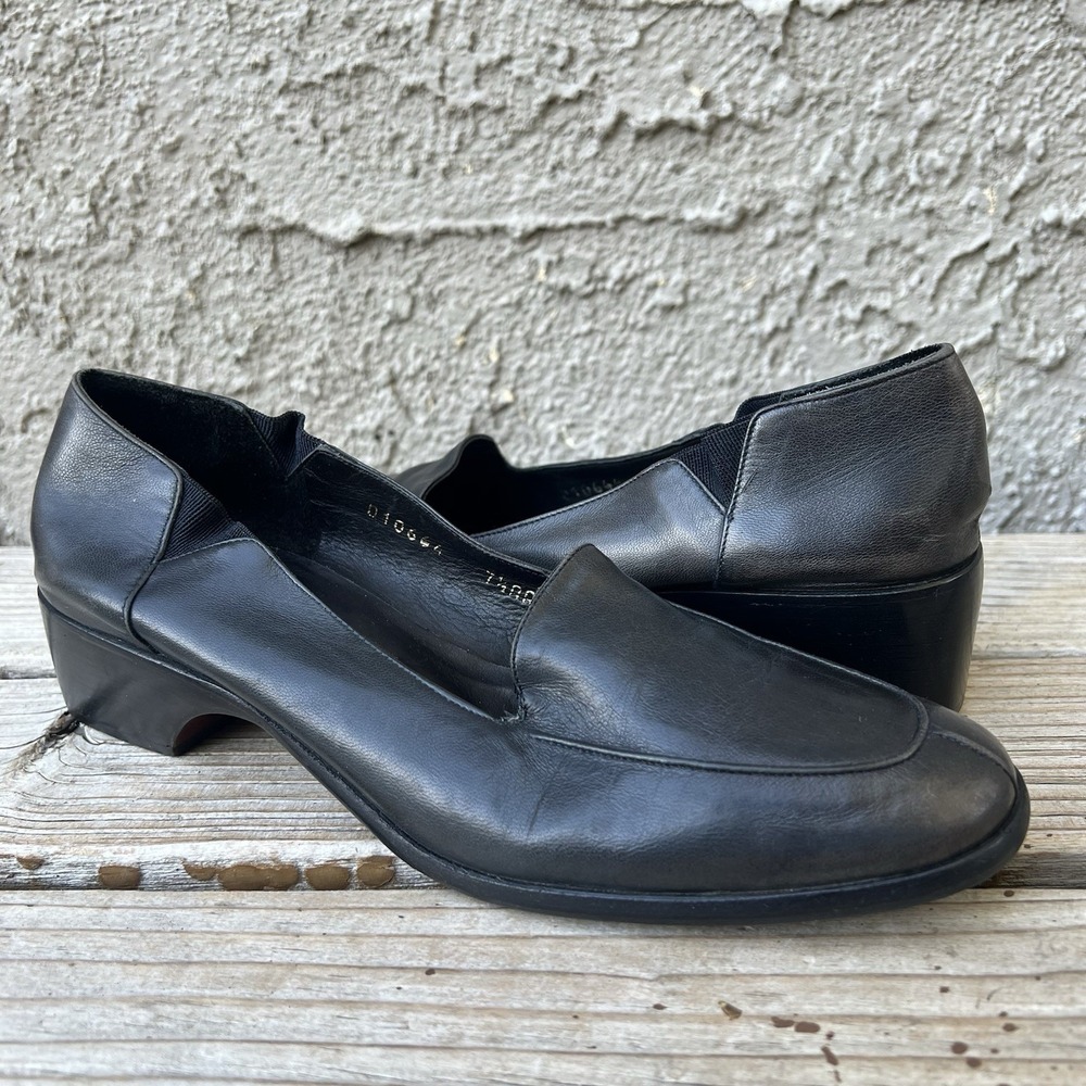 Cole Haan Shoes Women Size 7.5 Low-Heel Italian Leather Black